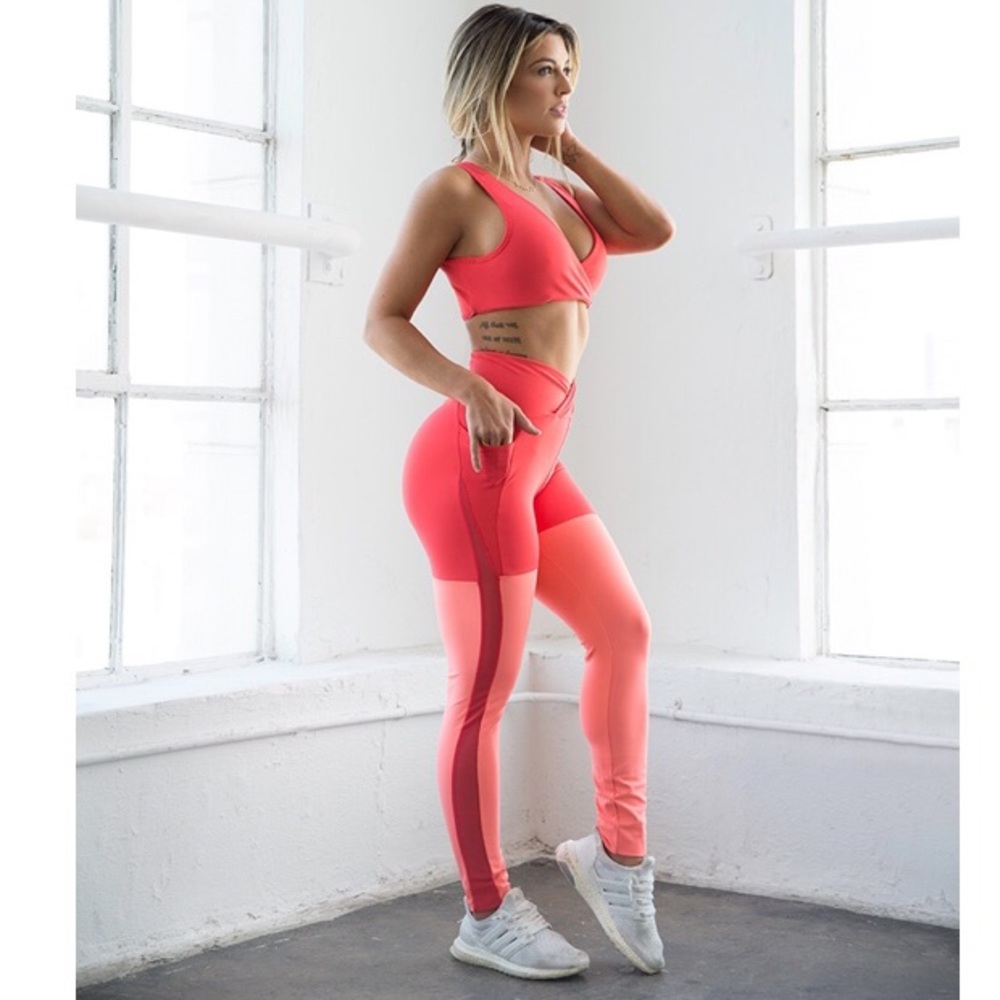 Gymshark x Nikki Blacketter season 2 Coral legging